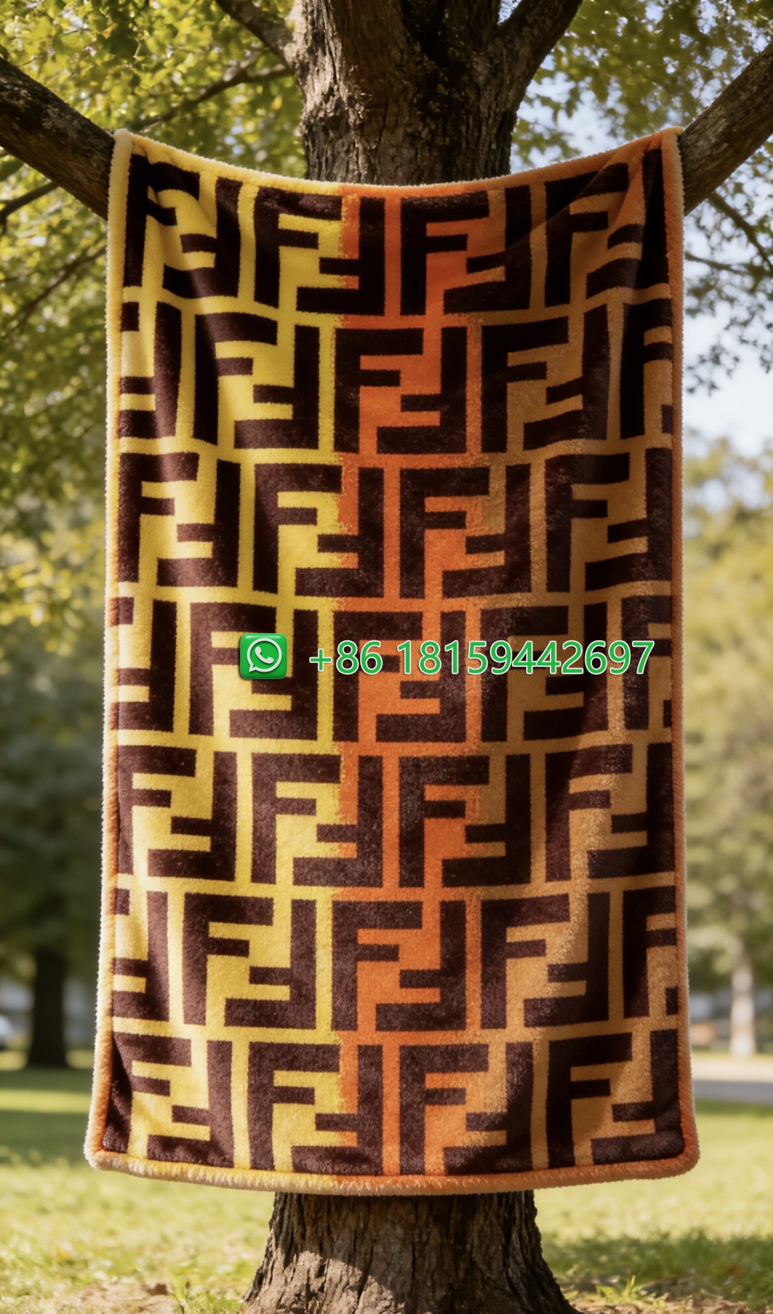 Fendi Throw Blankets